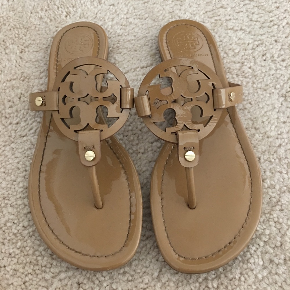Tory Burch Miller Sandals Nude