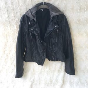 Free People faux leather jacket