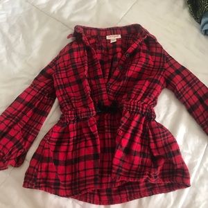 Girls plaid shirt
