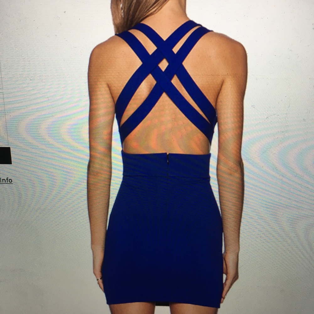 NWT Revolve Late Night Bodycon NBD Royal BlueDress