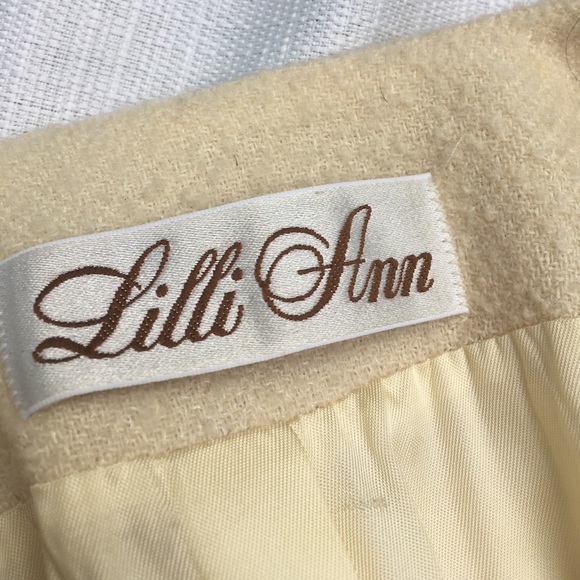 Vintage Lilli Ann wool and fur cuff jacket - Picture 2 of 6