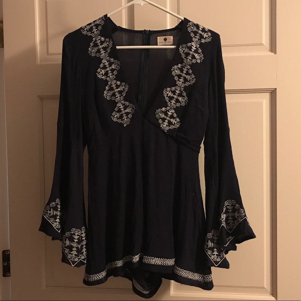 Peppermayo navy romper only worn once!