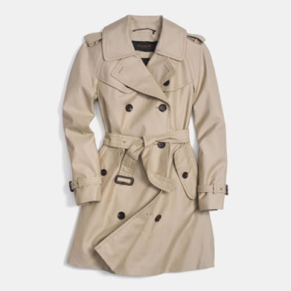 Coach trench coat!