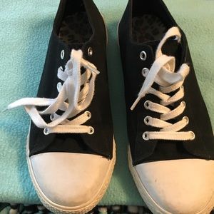 Black sneakers