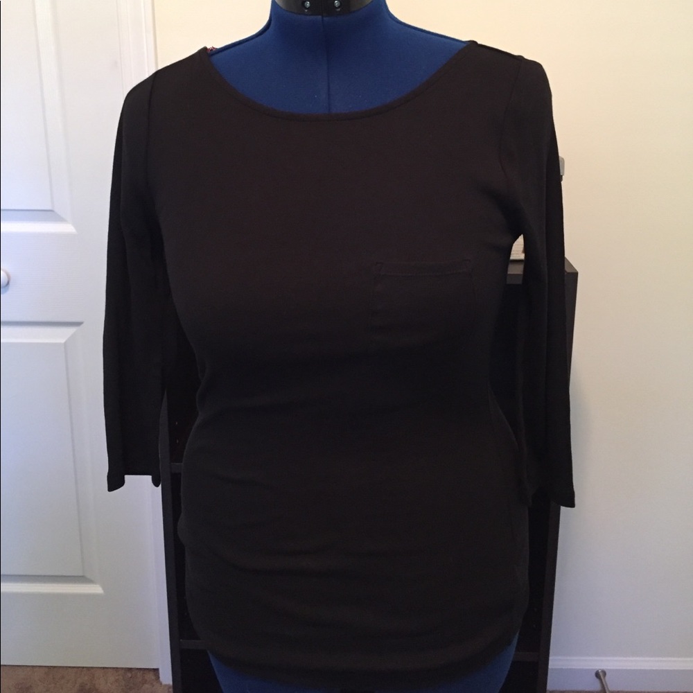 Express black knit shirt