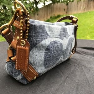 Authentic Denim Coach Purse