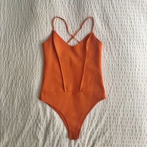 Crisscross Back Bodysuit