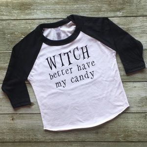 Toddler raglan tee - Halloween