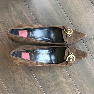 Coach Brown Suede Shoes