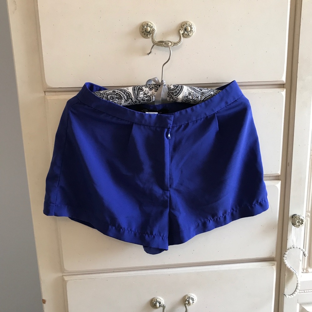 Cobalt blue shorts
