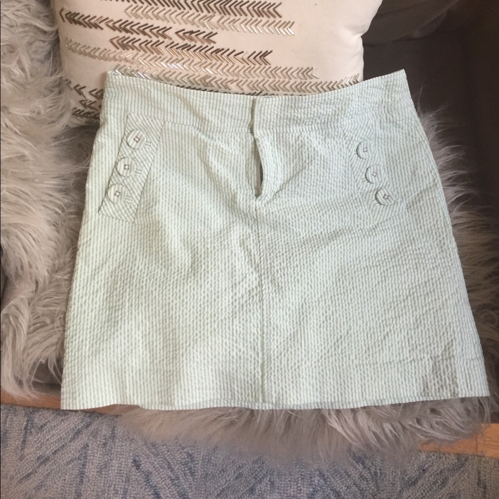 LILLY PULITZER great and white striped skirt