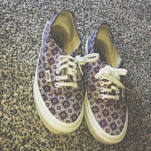 Women's floral vans