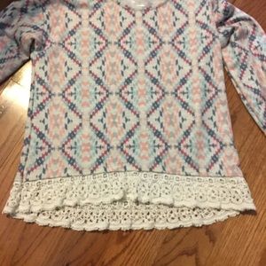 Girls Aztec design shirt