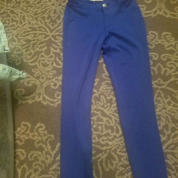 Royal Blue Soft Skinny Jeans - Picture 1 of 2