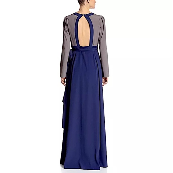 CANDELA Maxi Dress Intricate Long Draped Wrap Gown - Picture 5 of 6