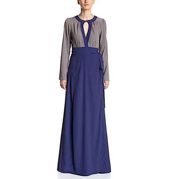 CANDELA Maxi Dress Intricate Long Draped Wrap Gown - Picture 4 of 6