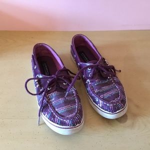 Sperry Top-sider, purple sequin