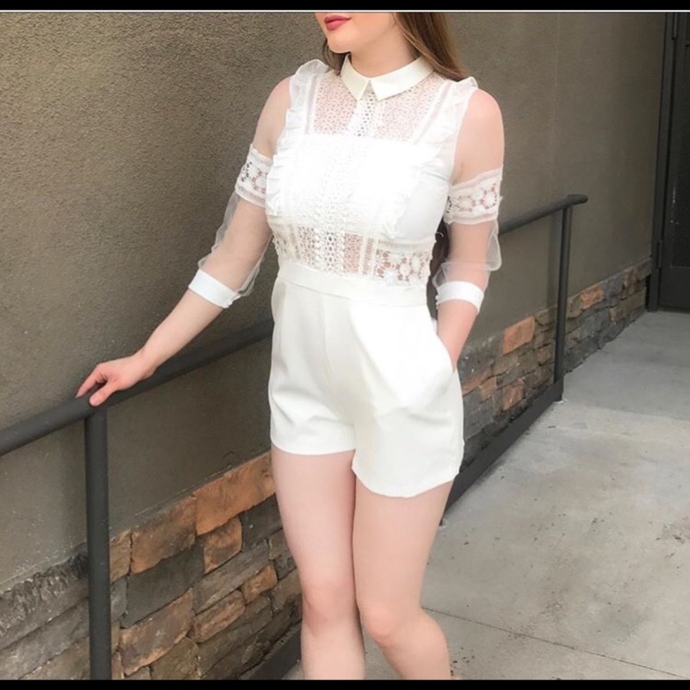 White romper