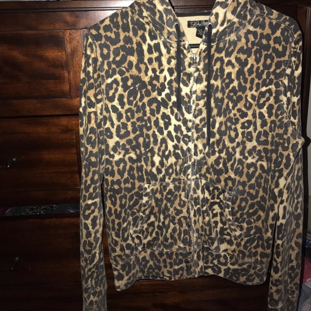 lucky brand zip hoodie