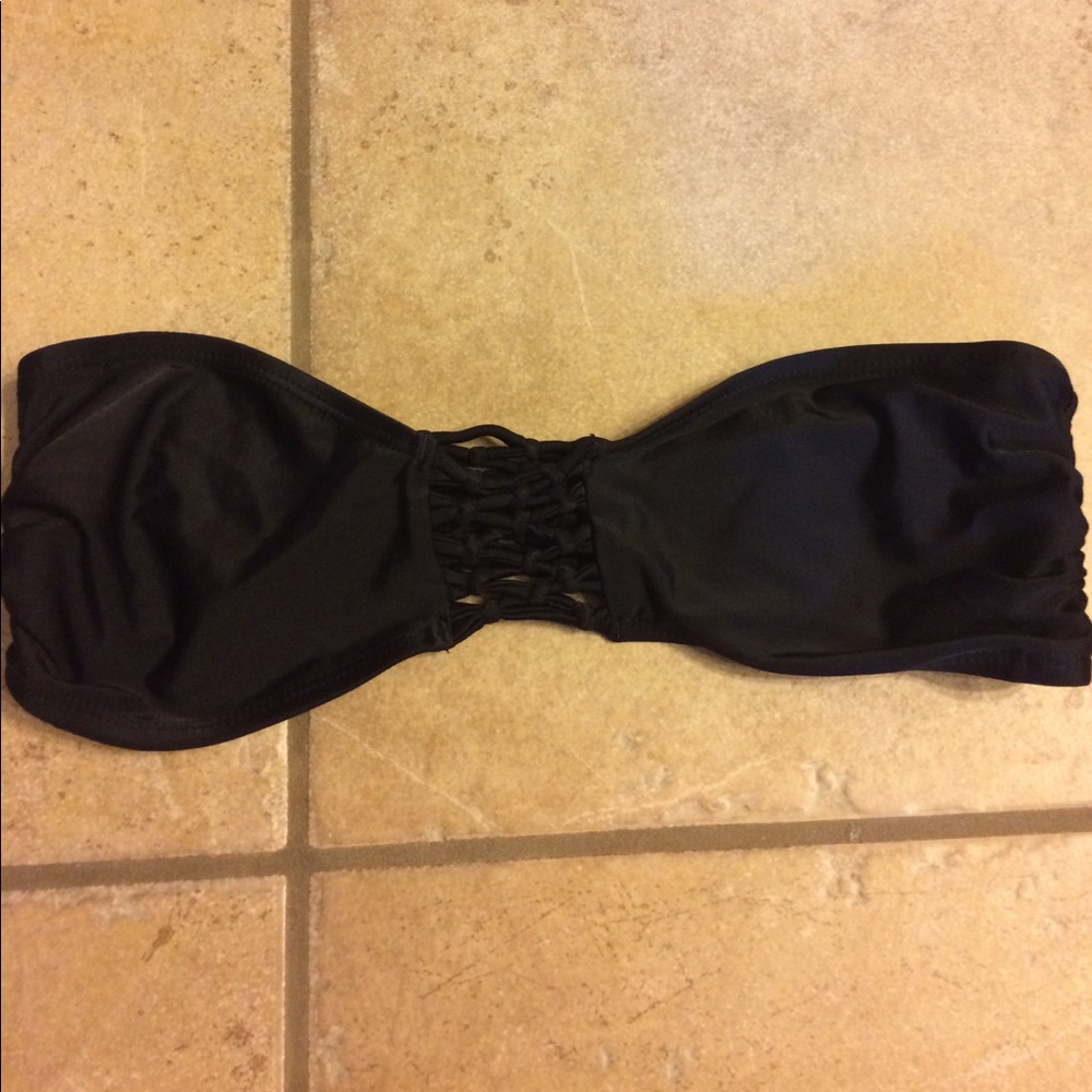 RUE 21 Black Bandeau Bikini top
