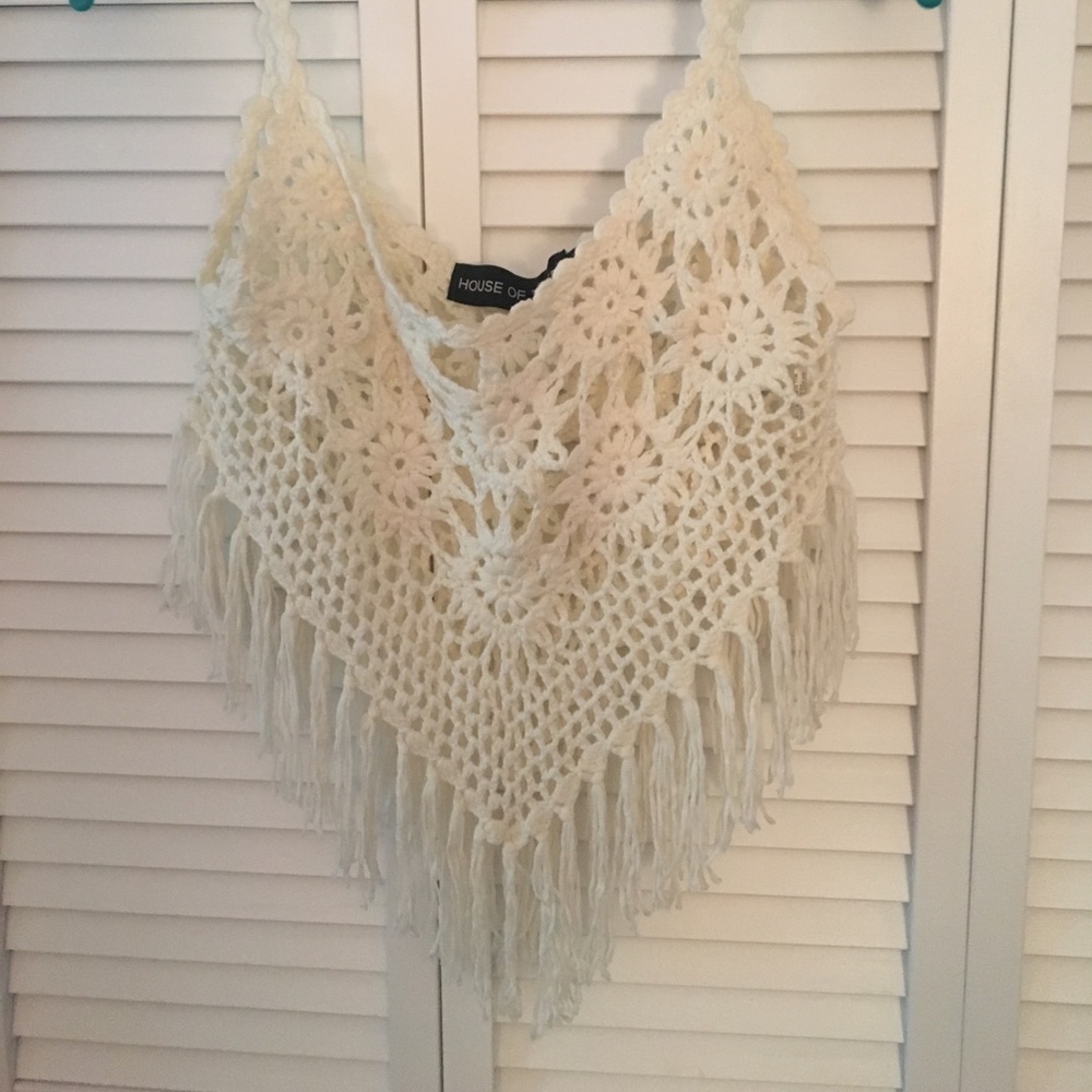 LF crochet cropped tank
