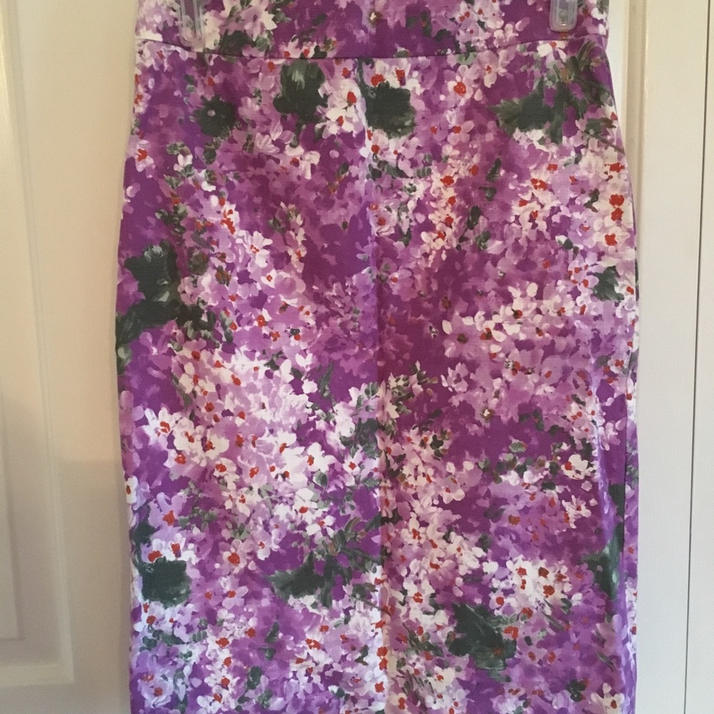 J. Crew Floral Pencil Skirt