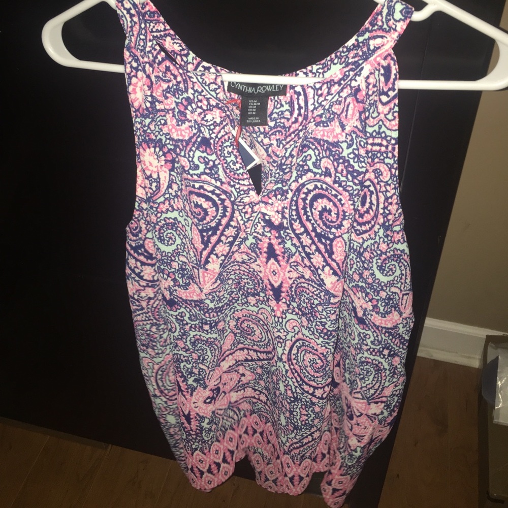 NWT Cynthia Rowley Dressy Tank