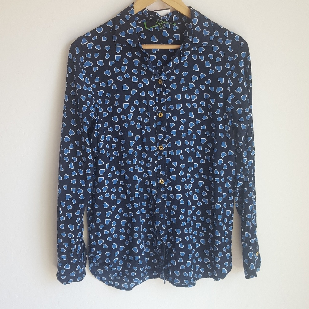 C Wonder 100% silk blouse