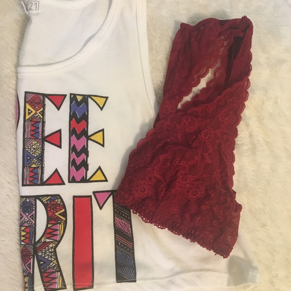 Forever21 crop top Small - Picture 5 of 6