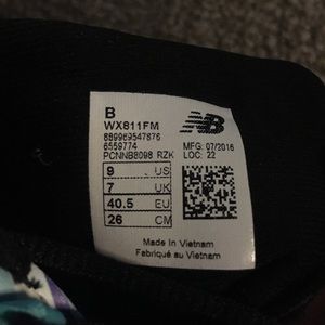 New Balance Shoes - Like New Women's New Balance wx811fm size 9 New Balance Shoes - Like New Women's New Balance wx811fm size 9