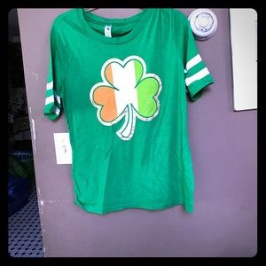 Shamrock shirt.