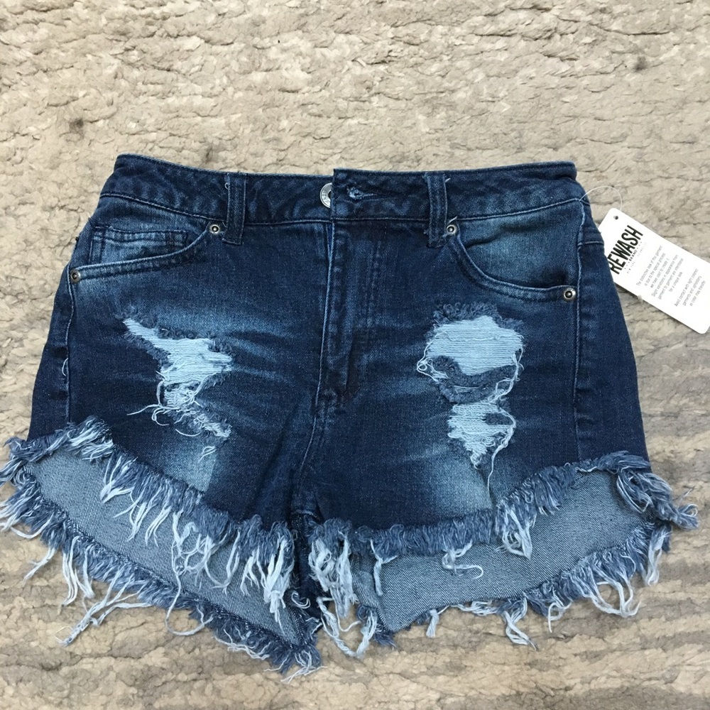 Rewash denim shorts