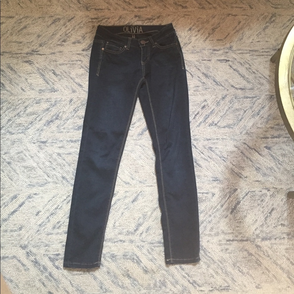 DELIA'S navy blue jeggings