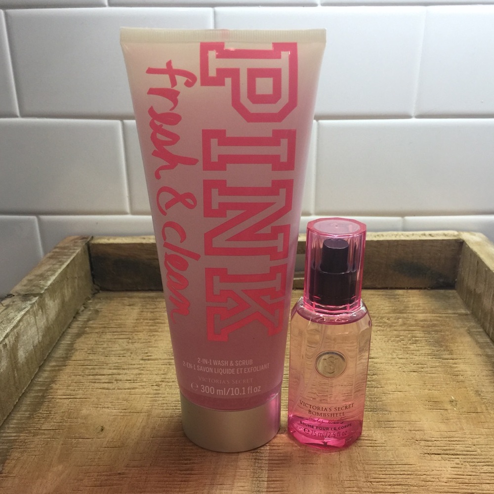 2 in 1 wash & scrub and Body mist