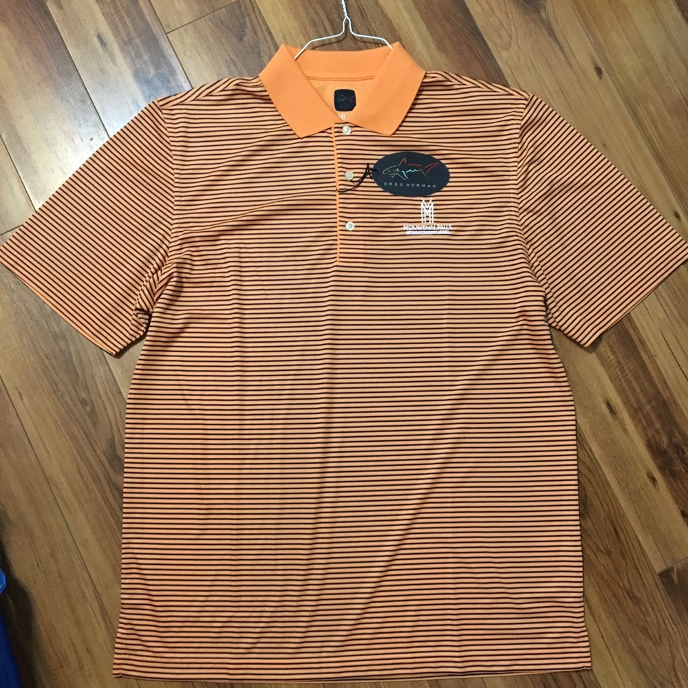Greg Norman polo golf shirt ML 75 Microlux, superfine microfiber Men’s Size L