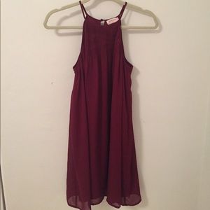 Maroon dress