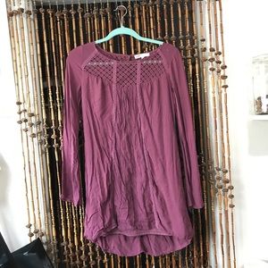 Jolt bell sleeve, knee length dress