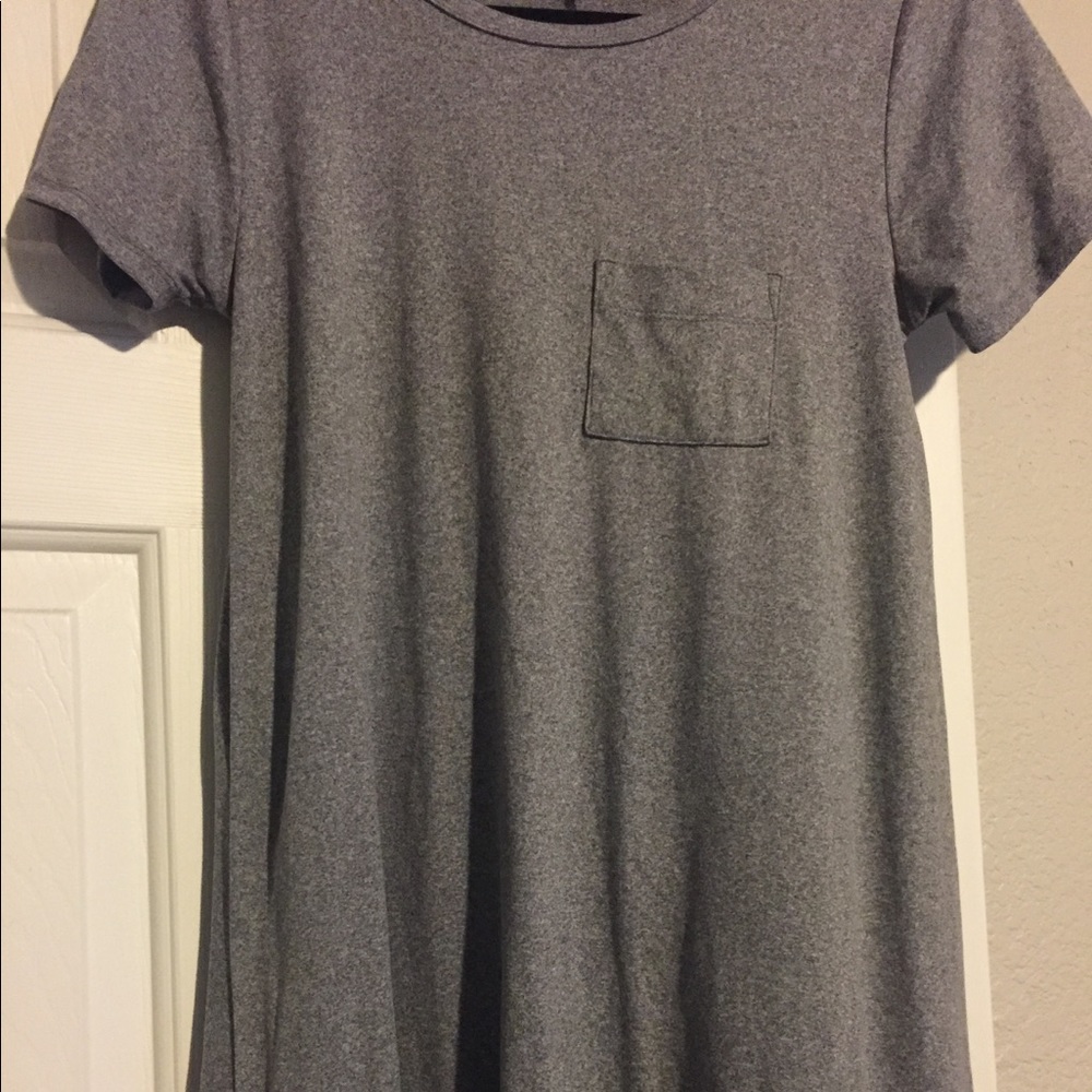 LuLaRoe gray grey heathered Carly