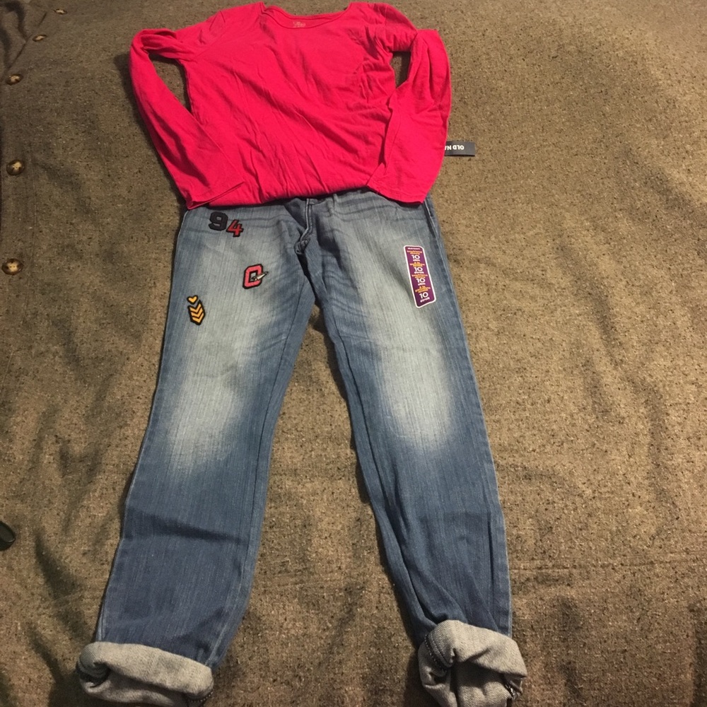 2 NWT jeans and top