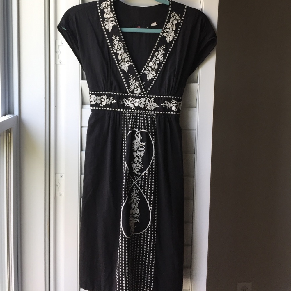 Urban Outfitters Lux embroidered dress