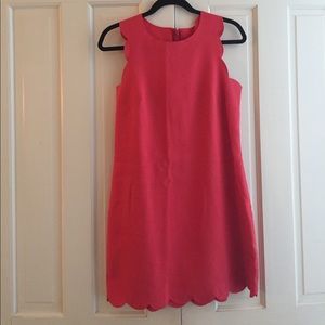 J. Crew scalloped shift dress