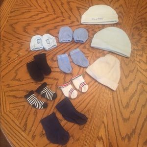 Infant Boy Hats, Socks & Mittens