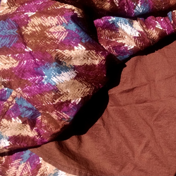 Candie's Feather Pattern Ruffle Mini Skirt - Picture 4 of 5