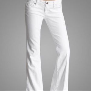 Paige White Denim Laurel Canyon Bootcut