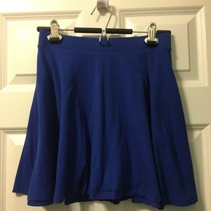 royal blue skater skirt