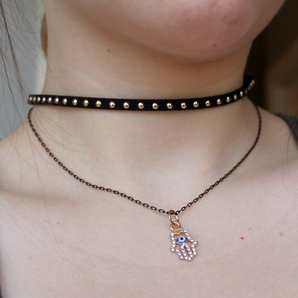 Hamsa Choker | Black