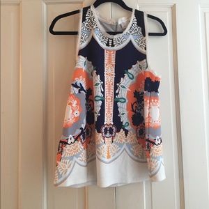 Anthropologie multi-colored top