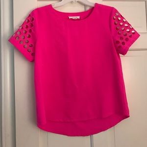 Hot pink top, size XS