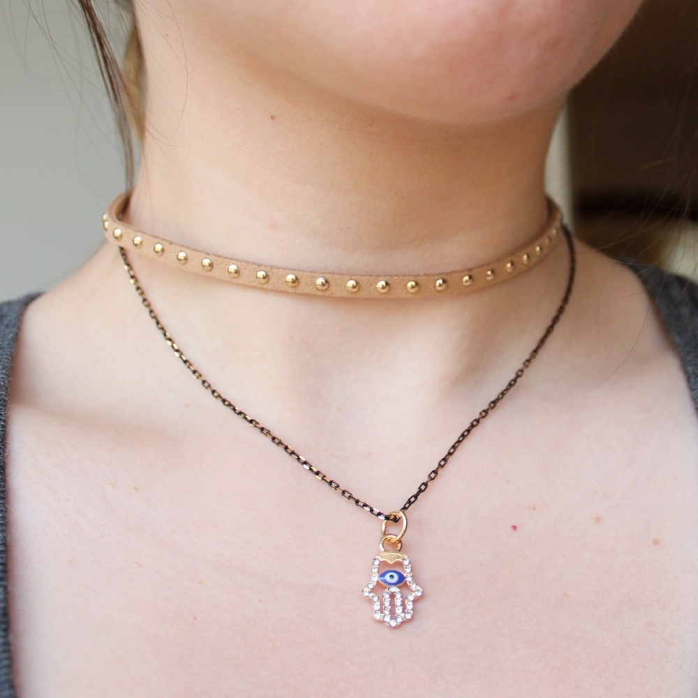 Hamsa Choker | Tan