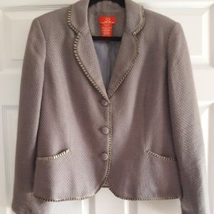 Oscar de la Renta Tweed Wool Blazer